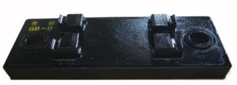 轨道线路用道岔垫板