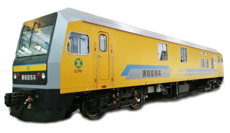 深圳地铁钢轨探伤车