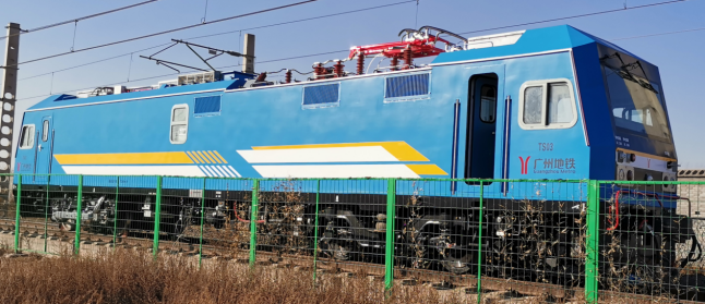 广州地铁双流制电传动钢轨探伤车（AC25kV+DC1500V)